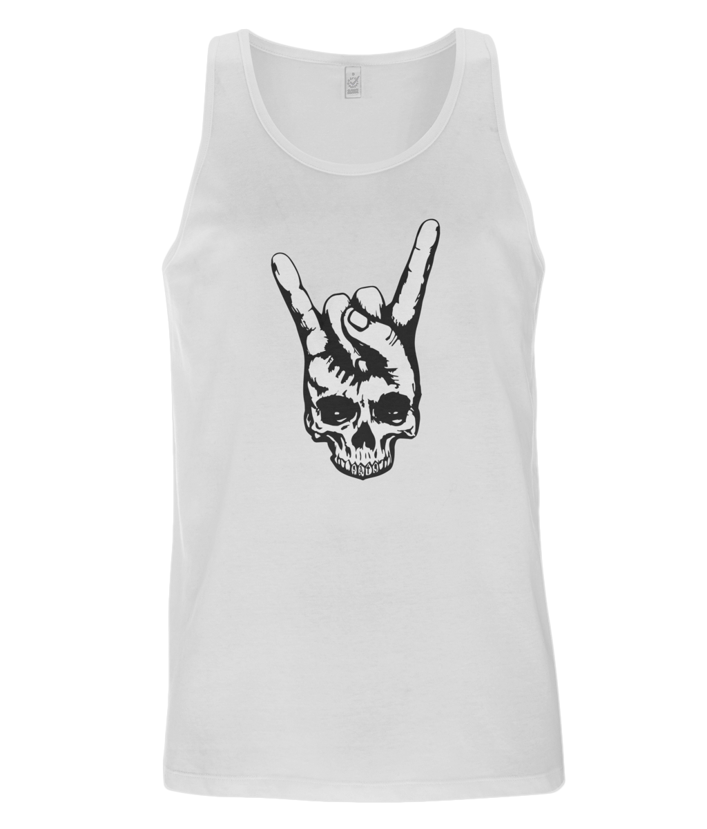 Men's Jersey Tank Top - Rocker Skull - GATG