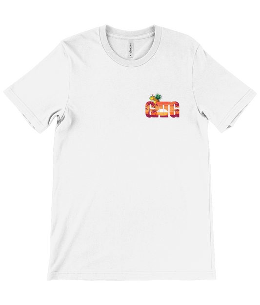 Crew Neck T-Shirt - Iconic - Tropical Sunset - GATG
