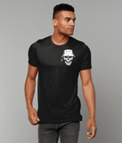 Crew Neck T-Shirt - Bucket Hat Skull - GATG