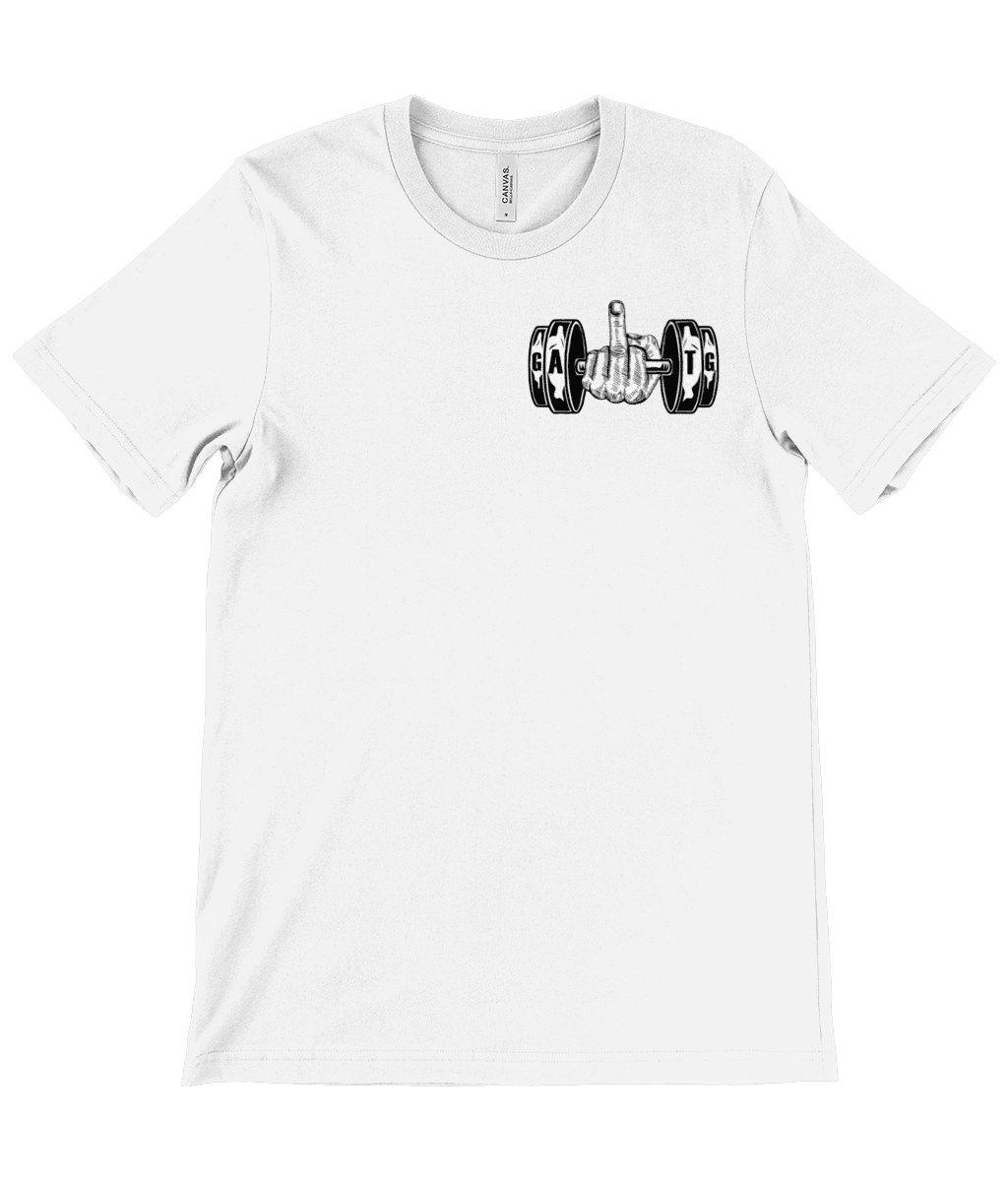 Crew Neck T-Shirt - Macho Middle Finger - GATG