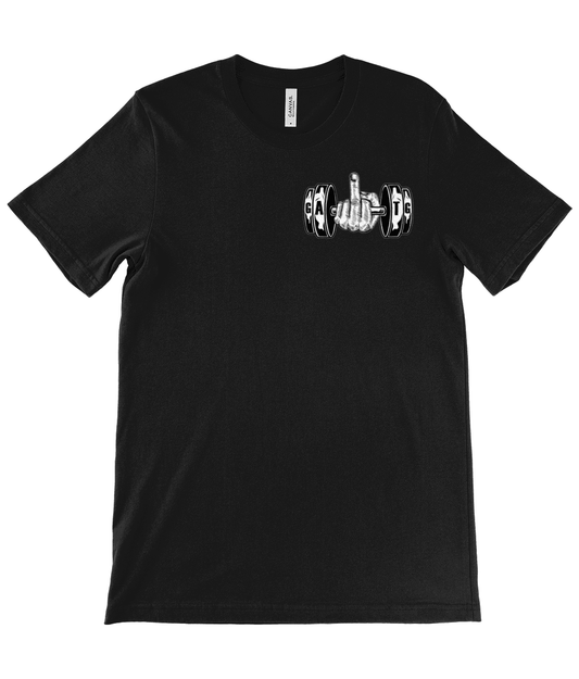 Crew Neck T-Shirt - Macho Middle Finger - GATG